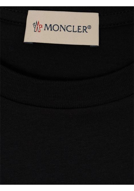 T-Shirt Blu Con Logo Stampato MONCLER ENFANT | 954-8C00015 89AFV778